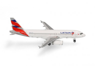 Herpa 538862 Airbus A320 LATAM Airlines Chile CC-BLA 