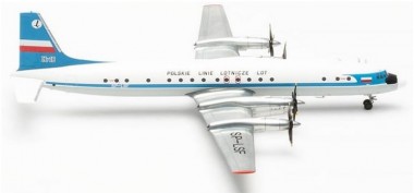 Herpa 572446 Ilyushin IL-18 LOT Polish Airlines 