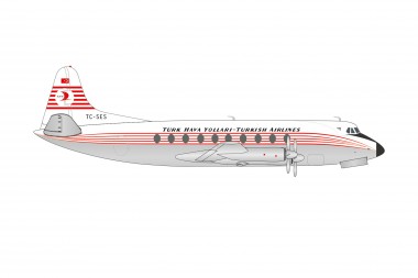 Herpa 572866 Vickers Viscount 700 Turkish Airlines 