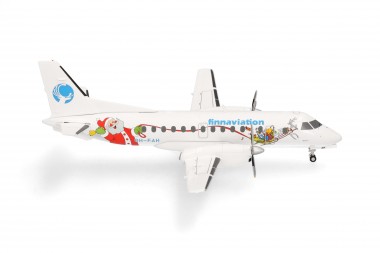 Herpa 573245 Saab 340 Santa Finnaviation 
