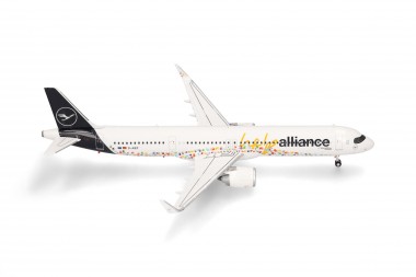 Herpa 573900 Airbus A321neo Lufthansa Help Alliance 