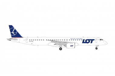 Herpa 573931 Embraer E195-E2 LOT Polish Airlines 