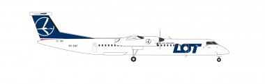 Herpa 573955 Bombardier Q400 LOT Polish Airlines  