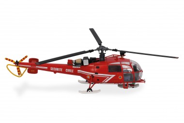 Herpa 580847 Sud Aviation Alouette III Sécurité Civil 