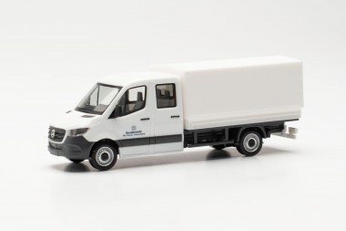 Herpa 700788 MB Sprinter`18 DoKa Pritsche BW Fuhrpark 