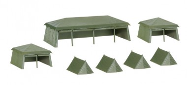 Herpa 745826 Bausatz Zelte (7 Stück)  