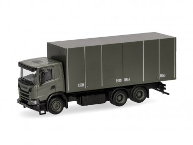Herpa 747226 Scania XT17 Koffer-LKW Schwedische Armee 