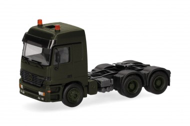 Herpa 747264 MB Actros L SZM (3a) olivgrün (Belgien)  
