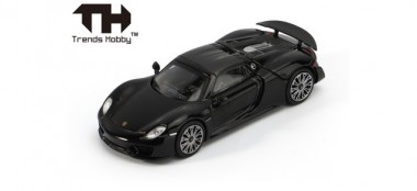 Herpa 864TH000001 Trends Hobby: Porsche 918 Spyder schwarz 