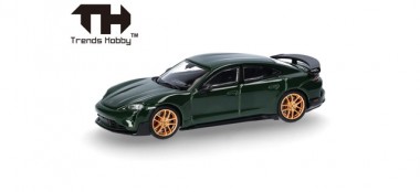 Herpa 864TH000007 Trends Hobby: Porsche Taycan Turbo grün 