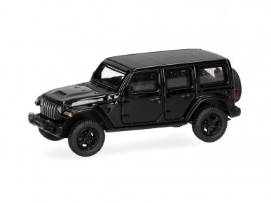 Herpa 87MC000028 MicroCity: Jeep Wrangler schwarz 