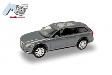 Herpa 87MC000031 MicroCity: Volvo V90 grau (2017) 