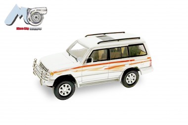 Herpa 87MC000043 MicroCity: Mitsubishi Pajero weiß 