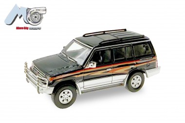 Herpa 87MC000051 MicroCity: Mitsubishi Pajero (V20) schwa 
