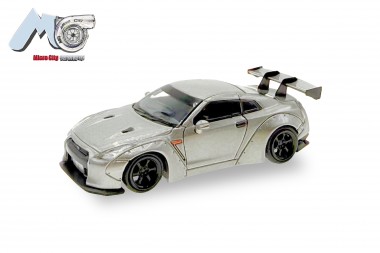 Herpa 87MC000056 MicroCity: Nissan GT-R (R35) silber  