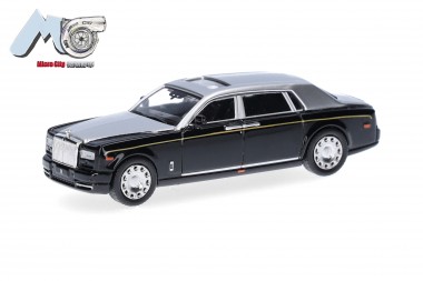 Herpa 87MC000068 MicroCity: Rolls Royce Phantom schw./sil 