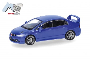 Herpa 87MC000088 MicroCity: Honda Civic FD2 blau 