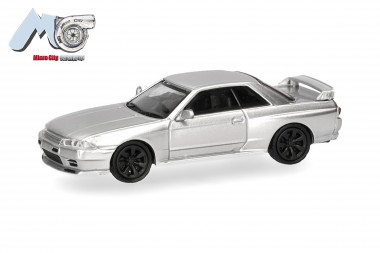 Herpa 87MC000092 MicroCity: Nissan Skyline GTR32 silber 