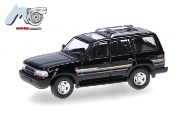 Herpa 87MC000124 MicroCity: Toyota Landcruiser´80 schwarz 