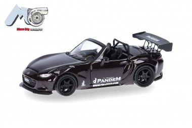 Herpa 87MC000128 MicroCity: Mazda MX-5 Rocket Bunny lila 