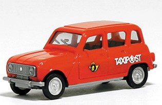 Herpa 942287-001 Renault R4 Taxipost 
