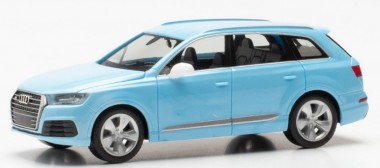 Herpa 953122 Audi Q7 (4M) hellblau marmoriert 