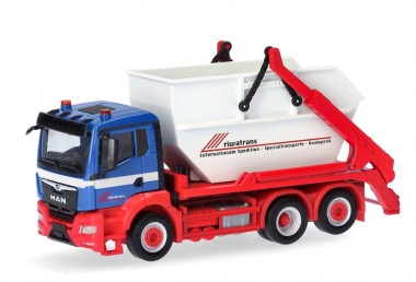 Herpa 956598 MAN TGX NN Absetzmulden-LKW 3a Riwa 