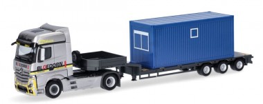 Herpa 956864 MB Actros L BS Tieflade-SZ Bloedon 