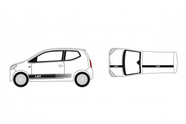 Herpa 962742 VW Up! 3-türig weiß Up! 