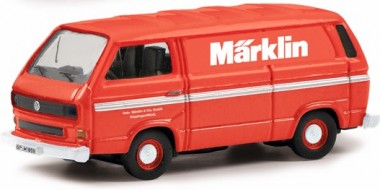 Schuco 452671300-4 VW T3a Kasten Märklin (rot) 