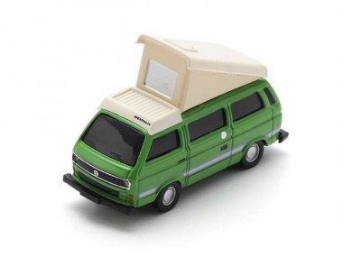Schuco 452678000 VW T3b Campingbus grün/weiß 