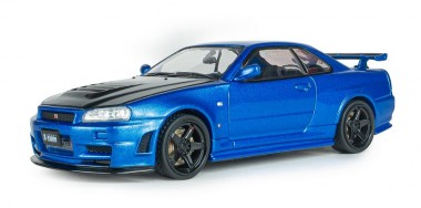 Solido S4318202 Nissan Skyline (R34) GT-R blau (1998) 