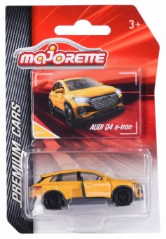 Majorette 212053052Q34 Premium Cars: Audi Q4 e-tron, gelb 
