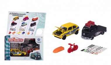 Majorette 212055006Q01 2 Pieces Set Racing: VW The Originals 