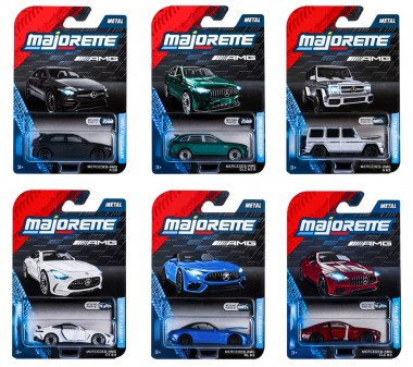 Majorette 8502100001 Mercedes-AMG Premium Cars, 6-sort. 