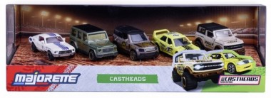 Majorette 8504105002 5er Geschenk Set: CastHeads 