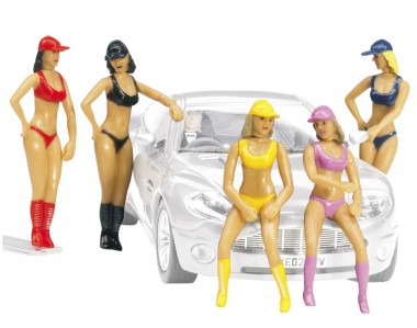 Carrera 21114 Figurensatz Boxenluder 5-tlg 