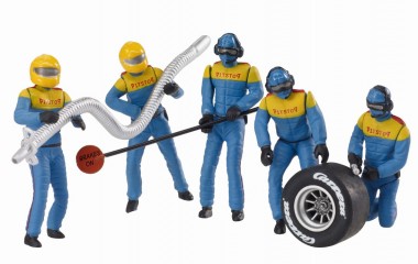 Carrera 21132 Figurensatz Mechaniker blau 