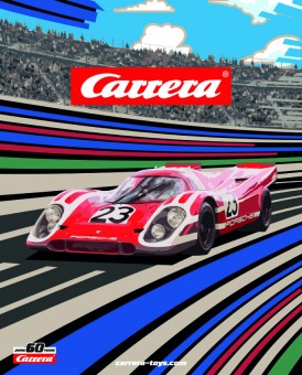 Carrera 21137 Blechschild II: 60 Jahre Carrera 