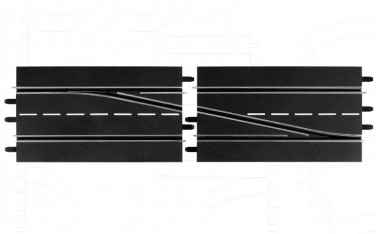 Carrera 30345 DIG124+132 Weiche rechts 
