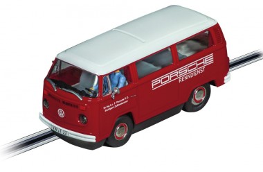 Carrera 31096 DIG132 VW T2b Bus Porsche Renndienst 