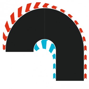 Carrera 52005 Hybrid: Hairpin Curve 180° L/R 
