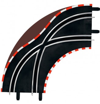 Carrera 61655 GO!!!143 Spurwechsel Kurve 2 