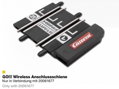 Carrera 61673 GO!!! Wireless Anschluss-Schiene
  