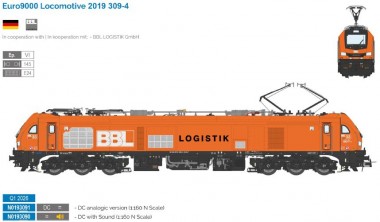 Sudexpress N0193090 BBL Logistik Hybridlok Euro9000 Ep.6 