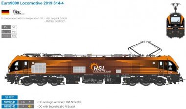 Sudexpress N0193141 HSL Hybridlok Euro9000 2019 314 Ep.6 