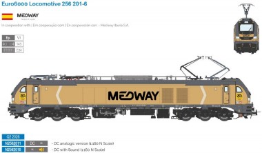 Sudexpress N2562011 Medway E-Lok Euro6000 256.201 Ep.6 