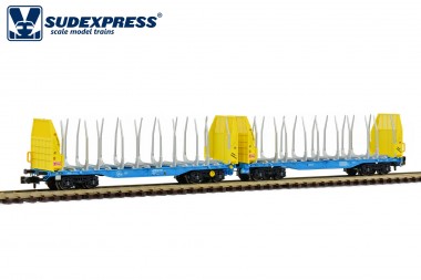 Sudexpress N657001 CD Cargo Holztransportwg Sggmrss'90 Ep.6 