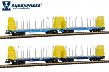 Sudexpress N657888 VTG Holztransportwagen Set 2-tlg. Ep.6 