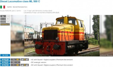 Sudexpress S0182180 SerFer Diesellok ML 500 C Ep.5/6 